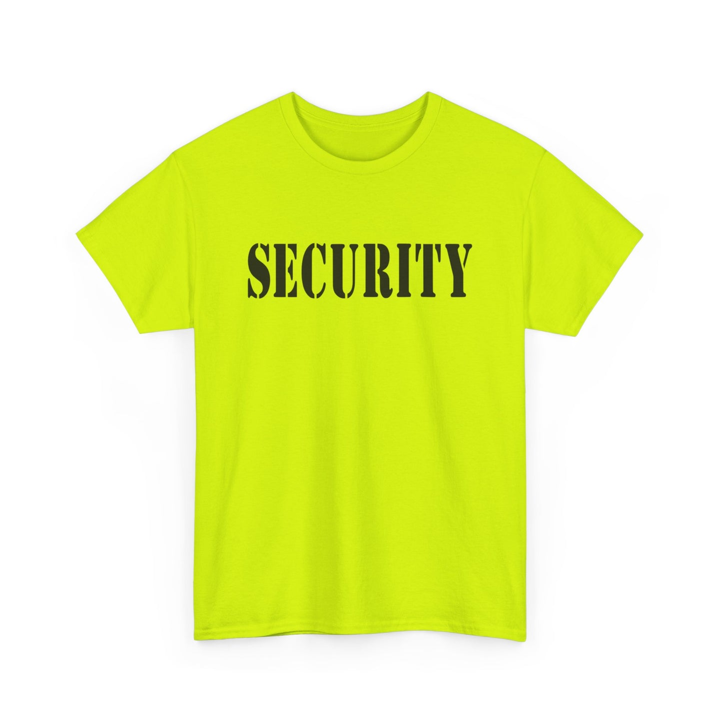 Security Graphic T Shirt Police Academy Uniform Funny Bar Unisex Heavy Cotton