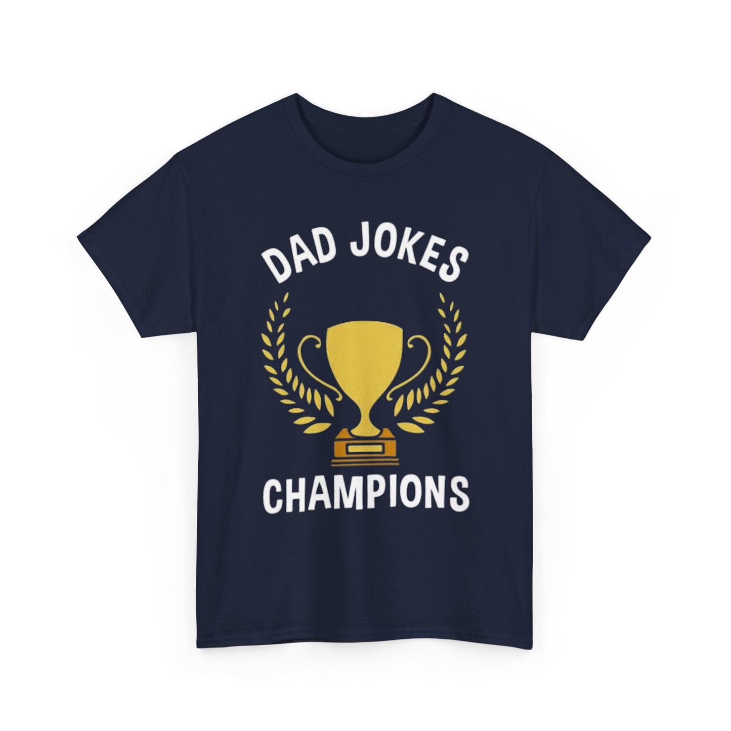 Dad Jokes Champion T SHIRT Retro Funny Jokes GIFT Unisex Heavy Cotton Tee