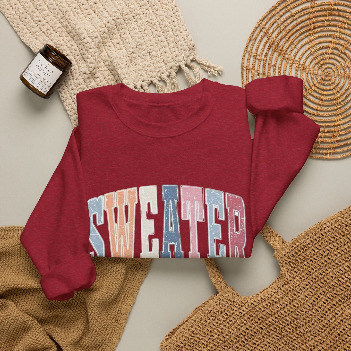 Sweater Weather Graphic Sweater NEW Unisex Heavy Blend™ Crewneck Sweatshirt