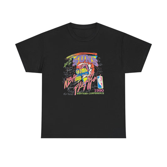 90s Suns Vintage Basketball Graphic T Shirt S-5XL NEW Unisex Heavy Cotton Tee