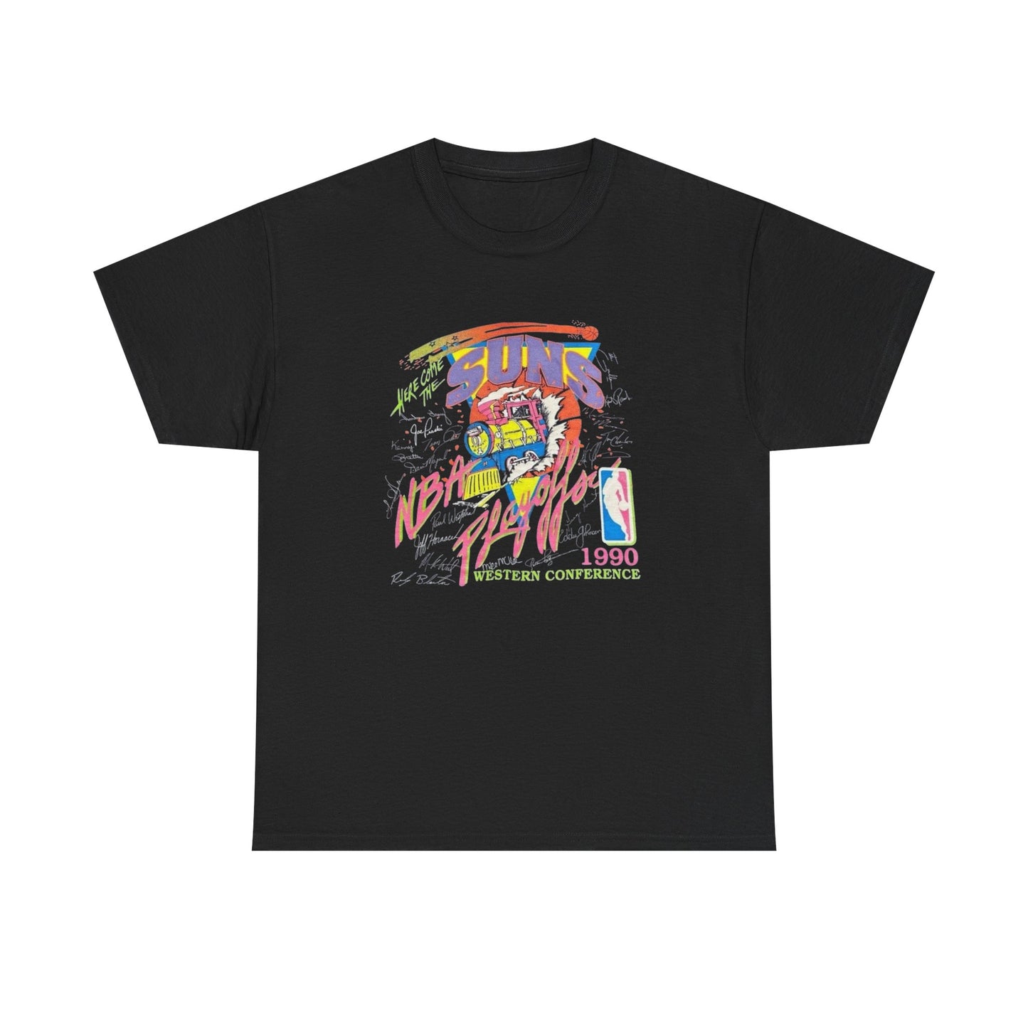 90s Suns Vintage Basketball Graphic T Shirt S-5XL NEW Unisex Heavy Cotton Tee