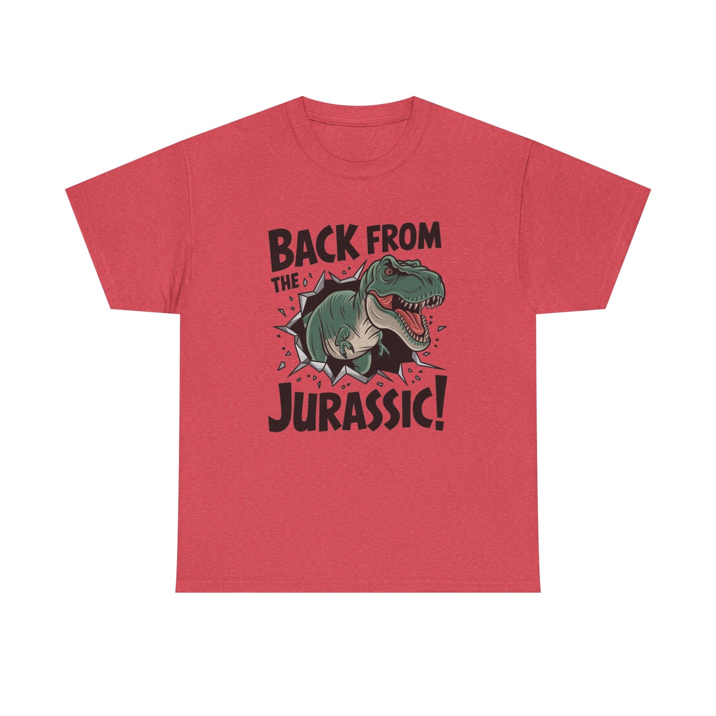 Back From The Jurassic Graphic T Shirt Unisex Heavy Cotton Tee