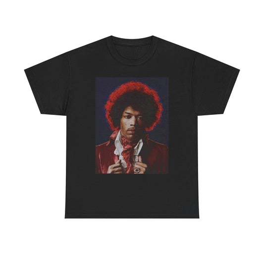 Jimi Hendrix Graphic T Shirt Vintage Photo Unisex Heavy Cotton Tee 3