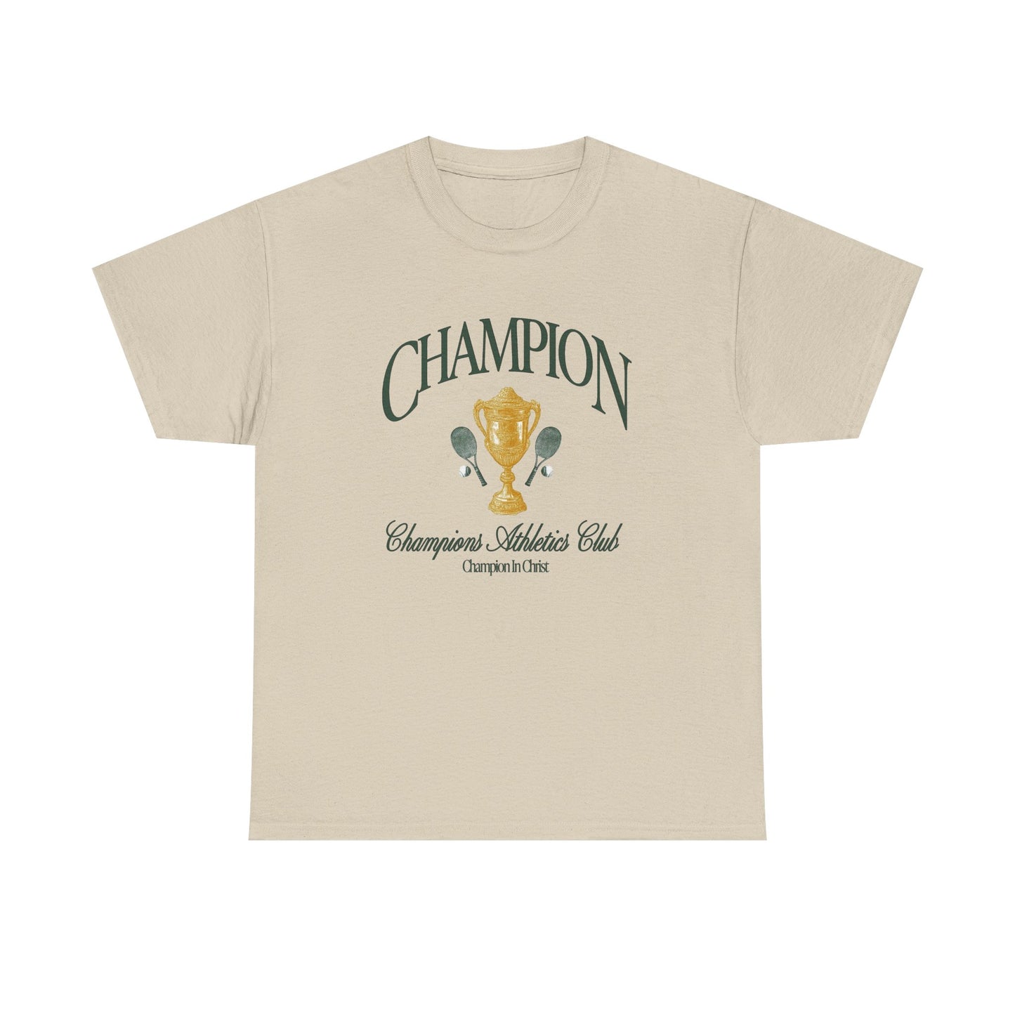 Champions In Christ Graphic T Shirt Unisex Heavy Cotton Tee