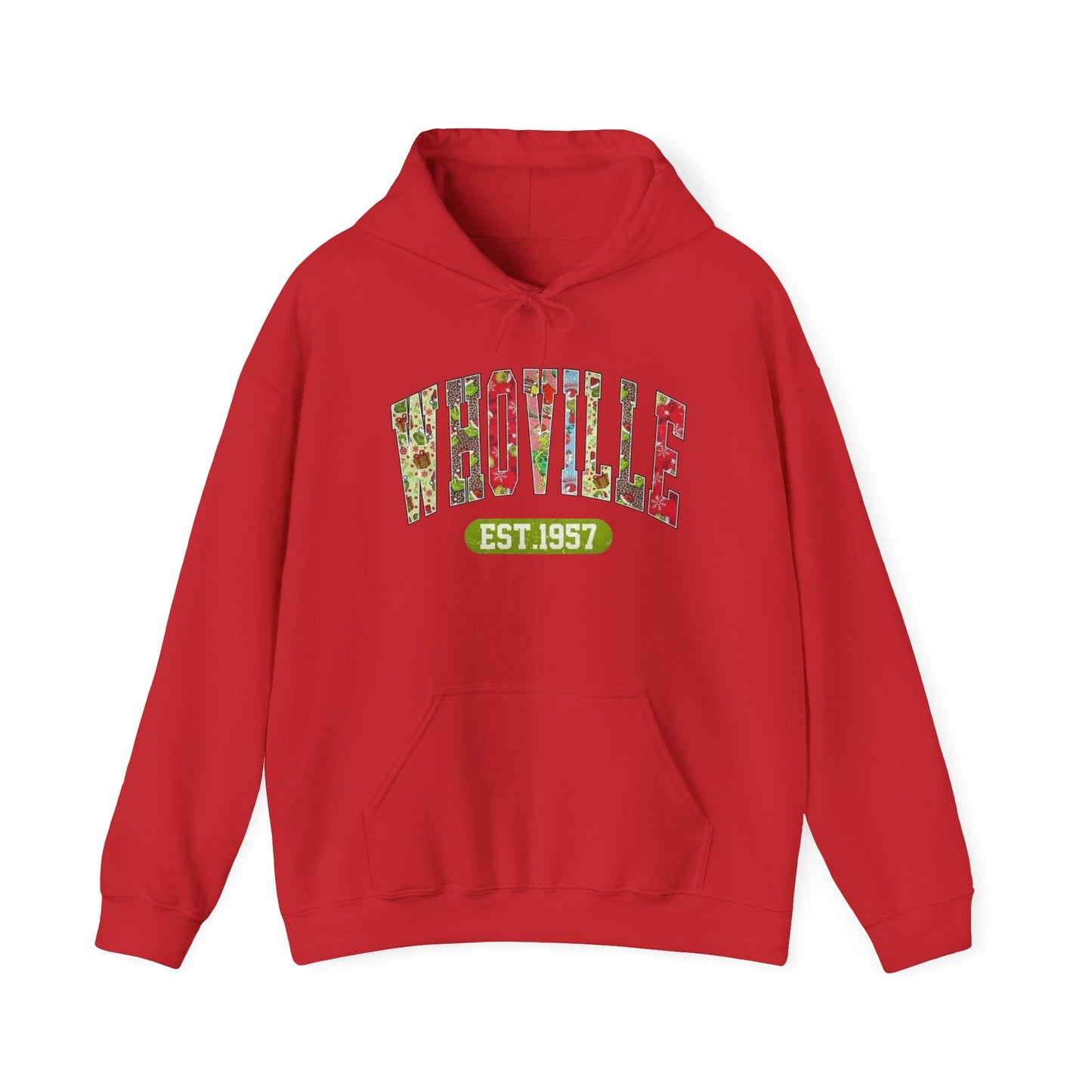Whoville The Grinch Christmas Graphic Hoodie Heavy Blend™ Hooded Sweatshirt