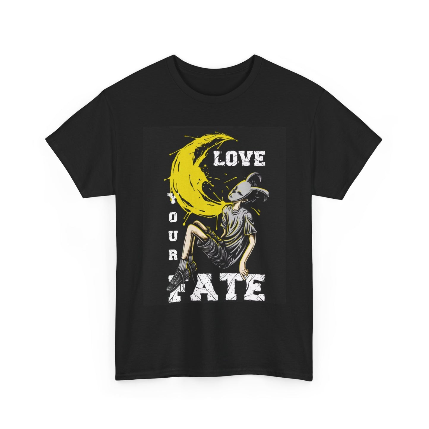 Love Your Fate Graphic T Shirt Unisex Heavy Cotton Tee