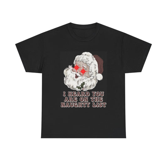 Christmas Tshirt Funny Santa Graphic Short Sleeve Party Gift Xmas NEW!! Unisex