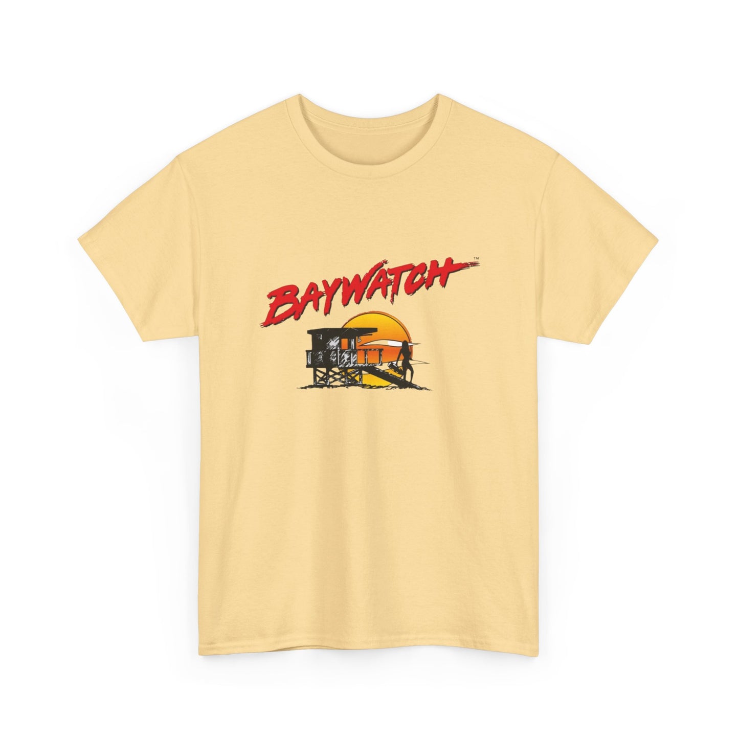 Baywatch Vintage T Shirt Graphic Unisex Heavy Cotton Tee NEW GIFT