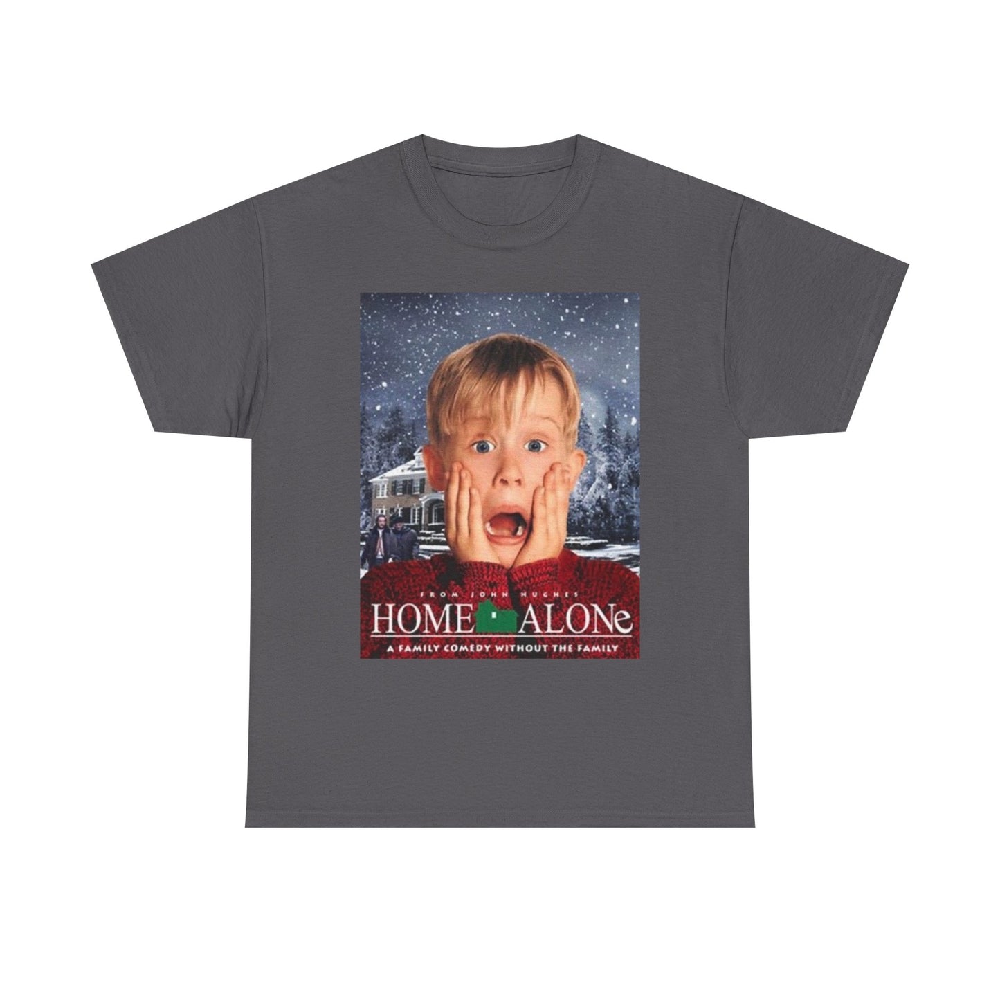 Home Alone T Shirt Vintage Movie Art Christmas Gift Unisex Heavy Cotton Tee
