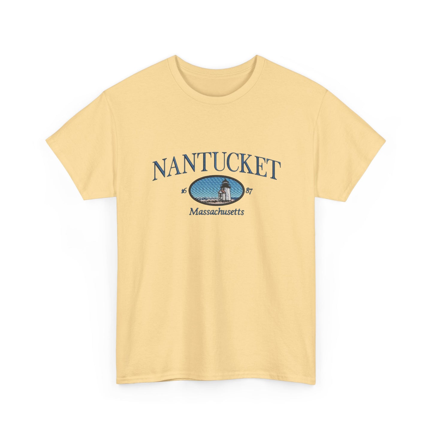Nantucket Massachusetts Graphic T Shirt NEW Unisex Heavy Cotton Tee