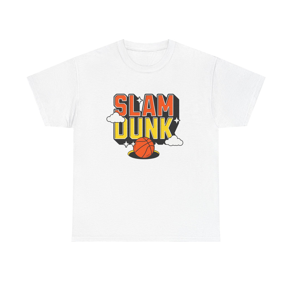 Slam Dunk Graphic T Shirt Men's Retro Heavy Cotton Tee