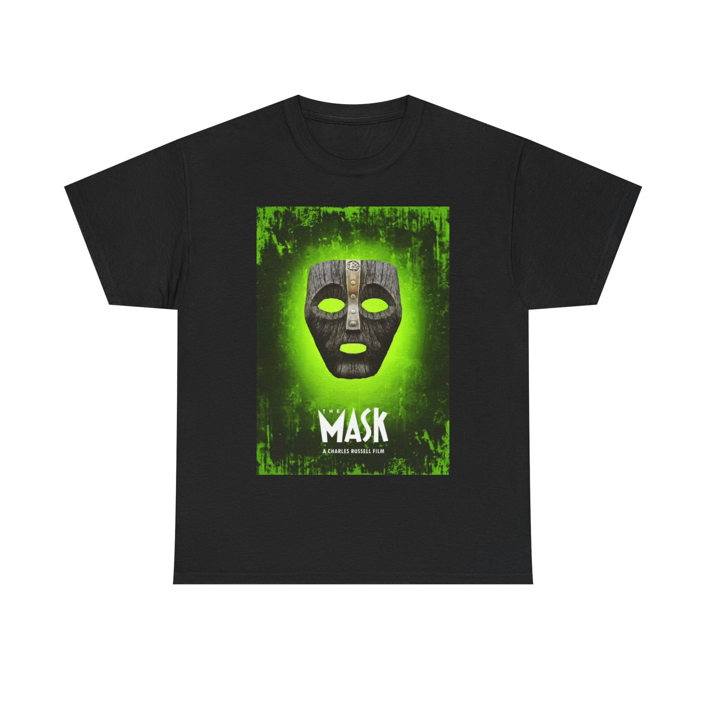 The Mask Tshirt Vintage Jim Carrey Movie retro Unisex Heavy Cotton Tee