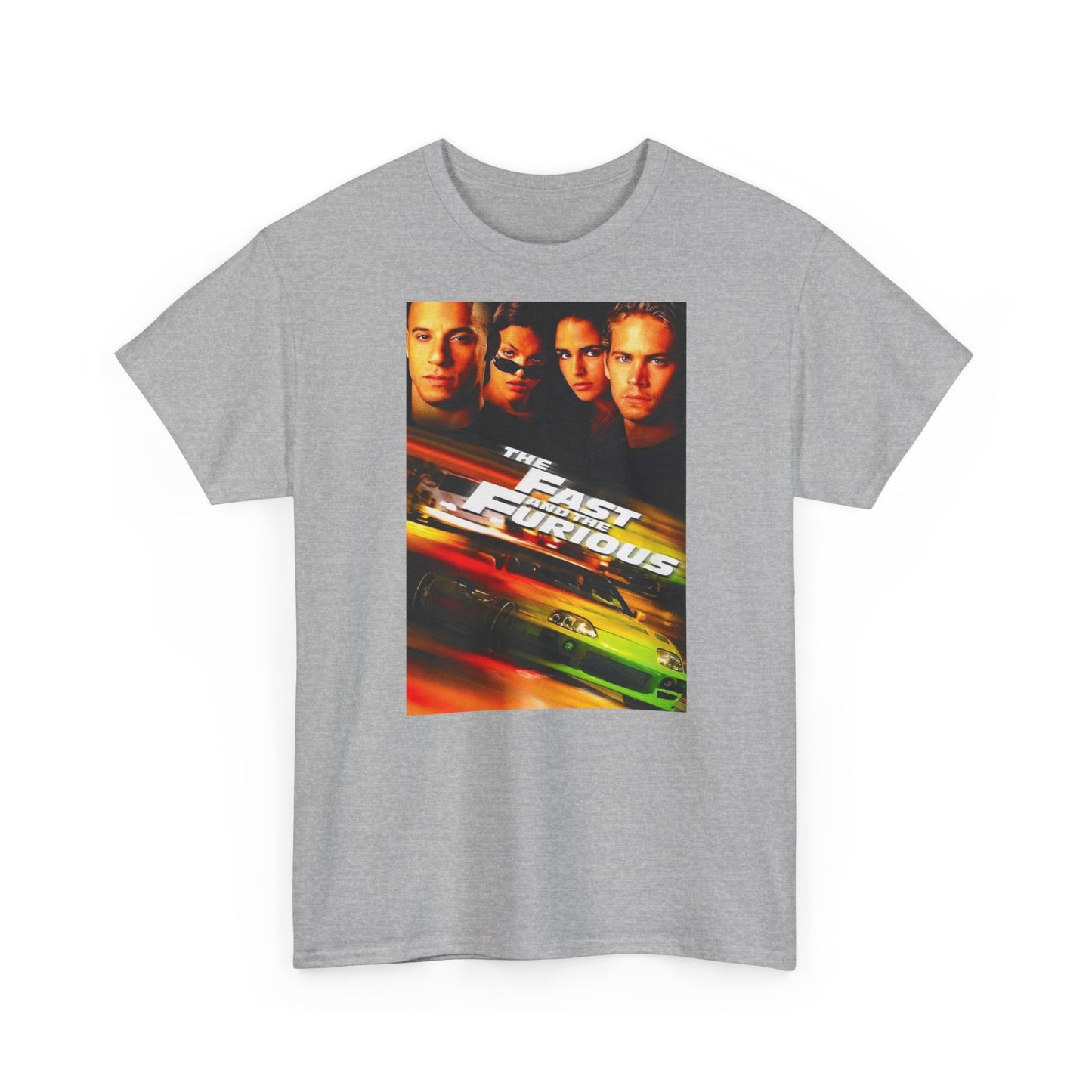 Fast and the furious T-shirt Retro Movie car club Cali Unisex Heavy Cotton Tee