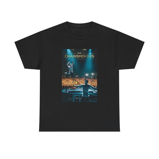 The Chainsmokers Tshirt Retro Concert Tour Merch EDM DJ Unisex Heavy Cotton Tee