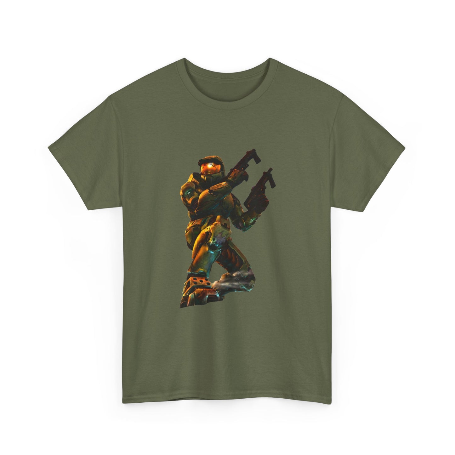 Halo Master chief Tshirt Xbox Retro Gaming Vintage Unisex Heavy Cotton Tee