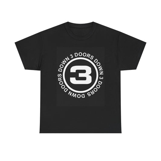 3 Doors Down Graphic T Shirt Rock Merch Band 90s Unisex Heavy Cotton Tee