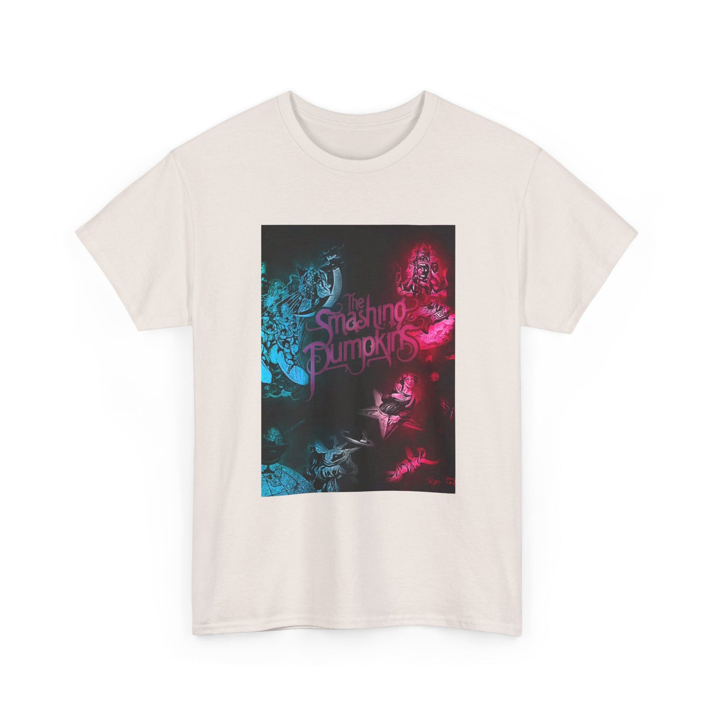 The Smashing Pumpkins Tshirt Vintage Merch Neon Unisex Heavy Cotton Tee