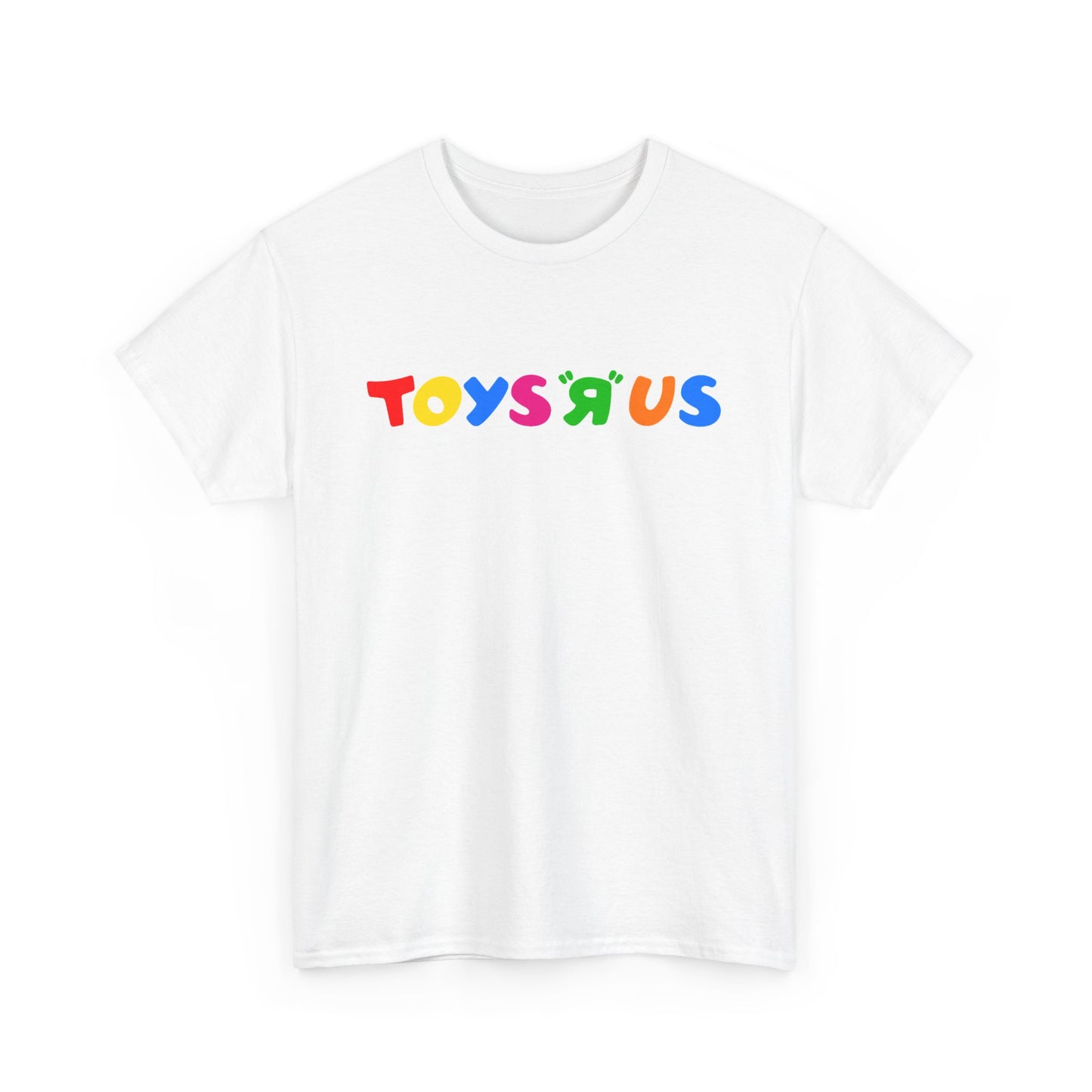 Toys R Us Tshirt Vintage Logo 90s Nostalgia Toy Store Unisex Heavy Cotton Tee