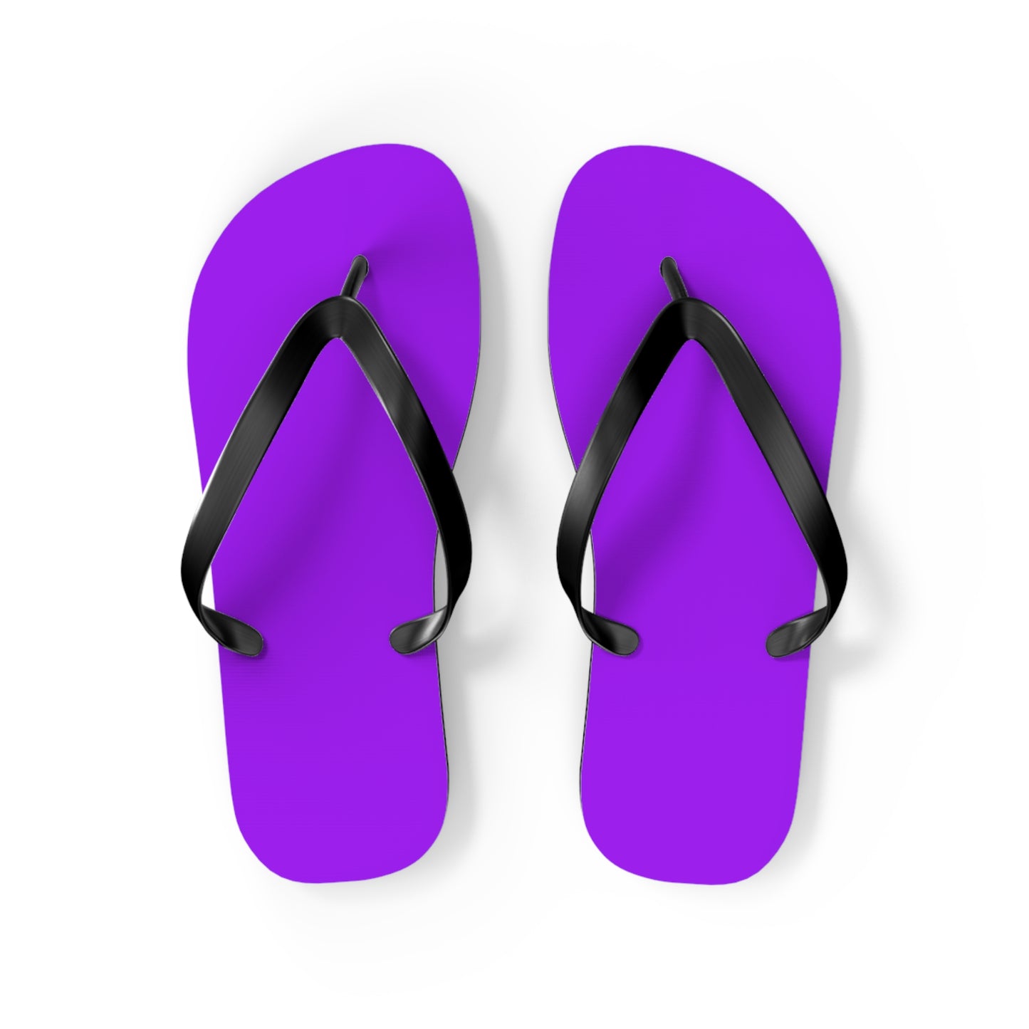 Neon Purple Flip Flops, Sandals Slides, Summer Footwear, Brand New