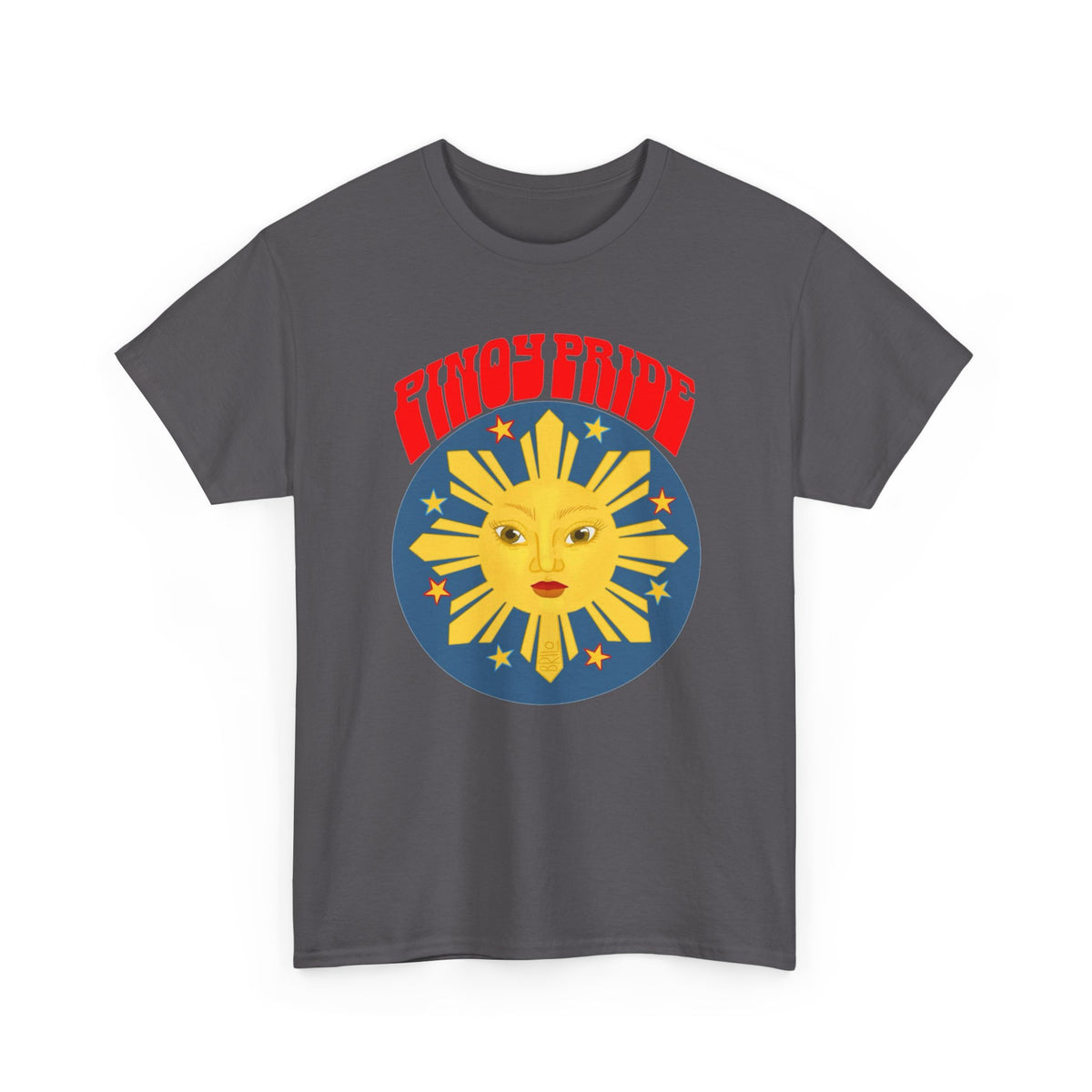 Pinoy Pride Graphic T Shirt Men's Classic Filipino Heavy Cotton Tee