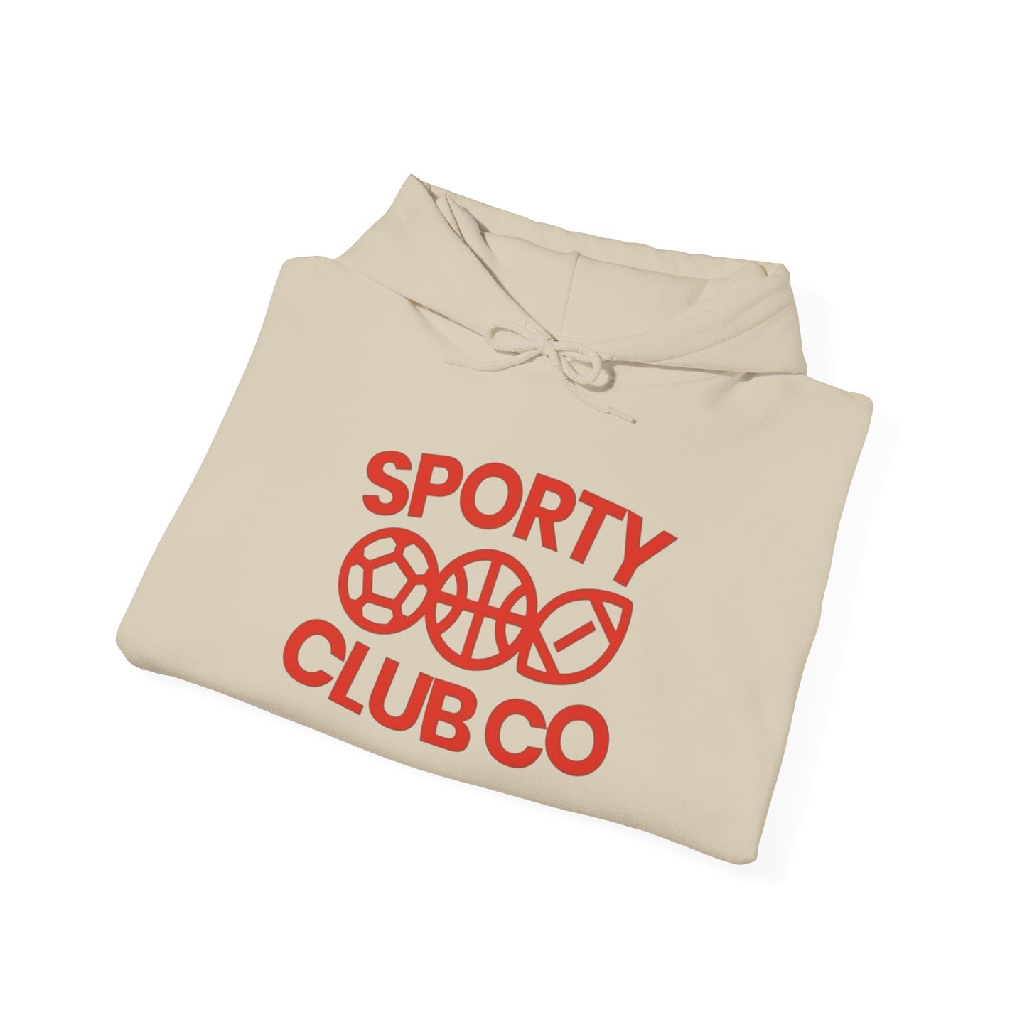 Sporty Club Co Graphic Hoodie Heavy Blend™ NEW Sweatshirt