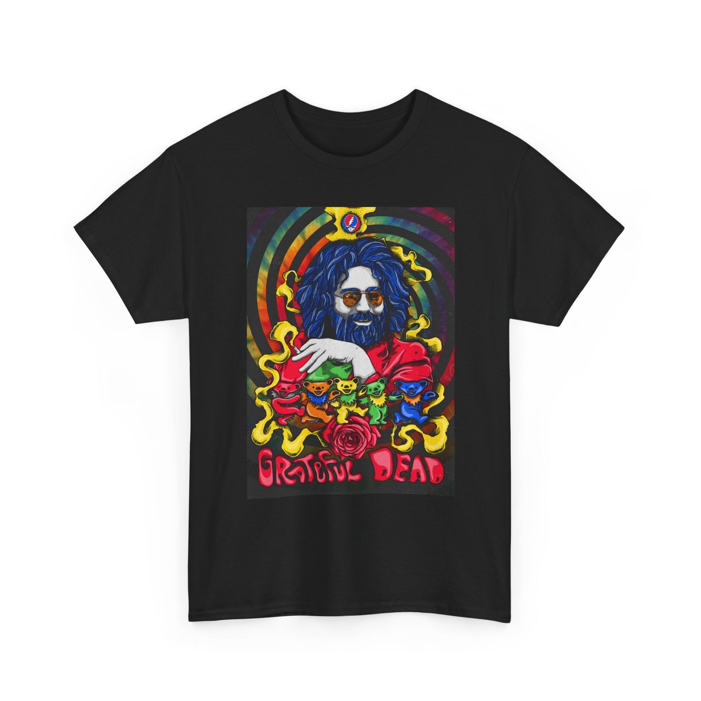 Jerry garcia Graphic T Shirt S-5XL Unisex Cotton