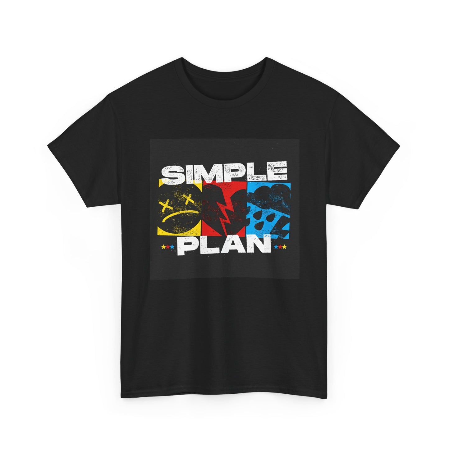 Simple Plan Tshirt Vintage Punk Rock Merch Retro Unisex Heavy Cotton Tee