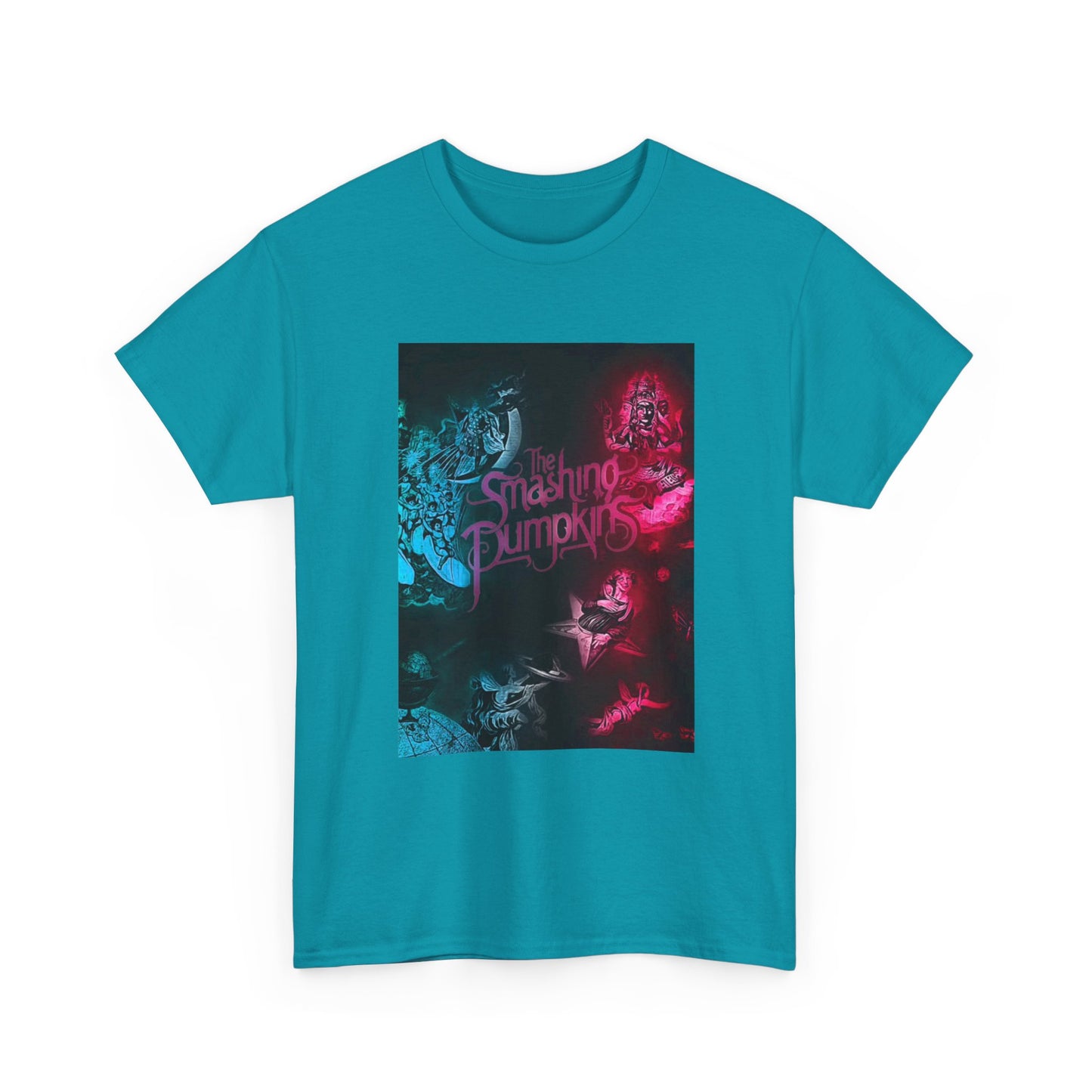 The Smashing Pumpkins Tshirt Vintage Merch Neon Unisex Heavy Cotton Tee