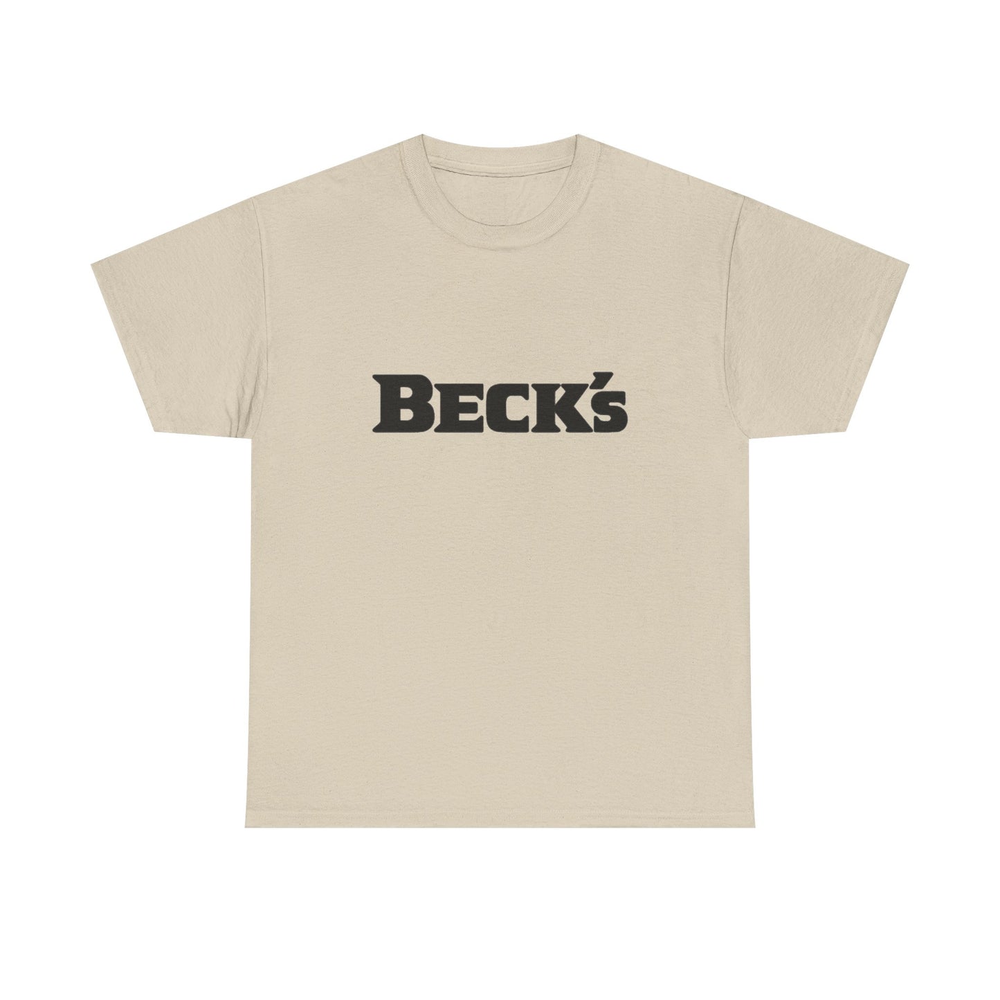 Becks Beer Vintage Tee Graphic T Shirt NEW Unisex Heavy Cotton Tee