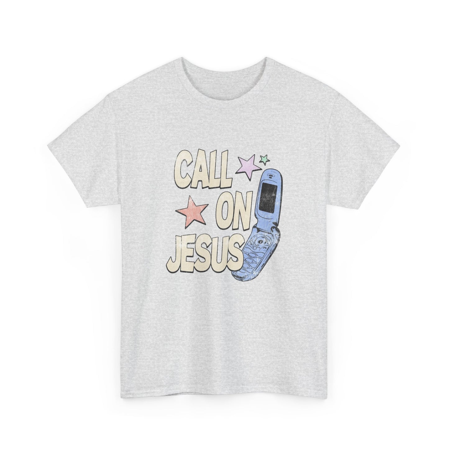 Call On Jesus Graphic T Shirt Unisex Heavy Cotton Tee