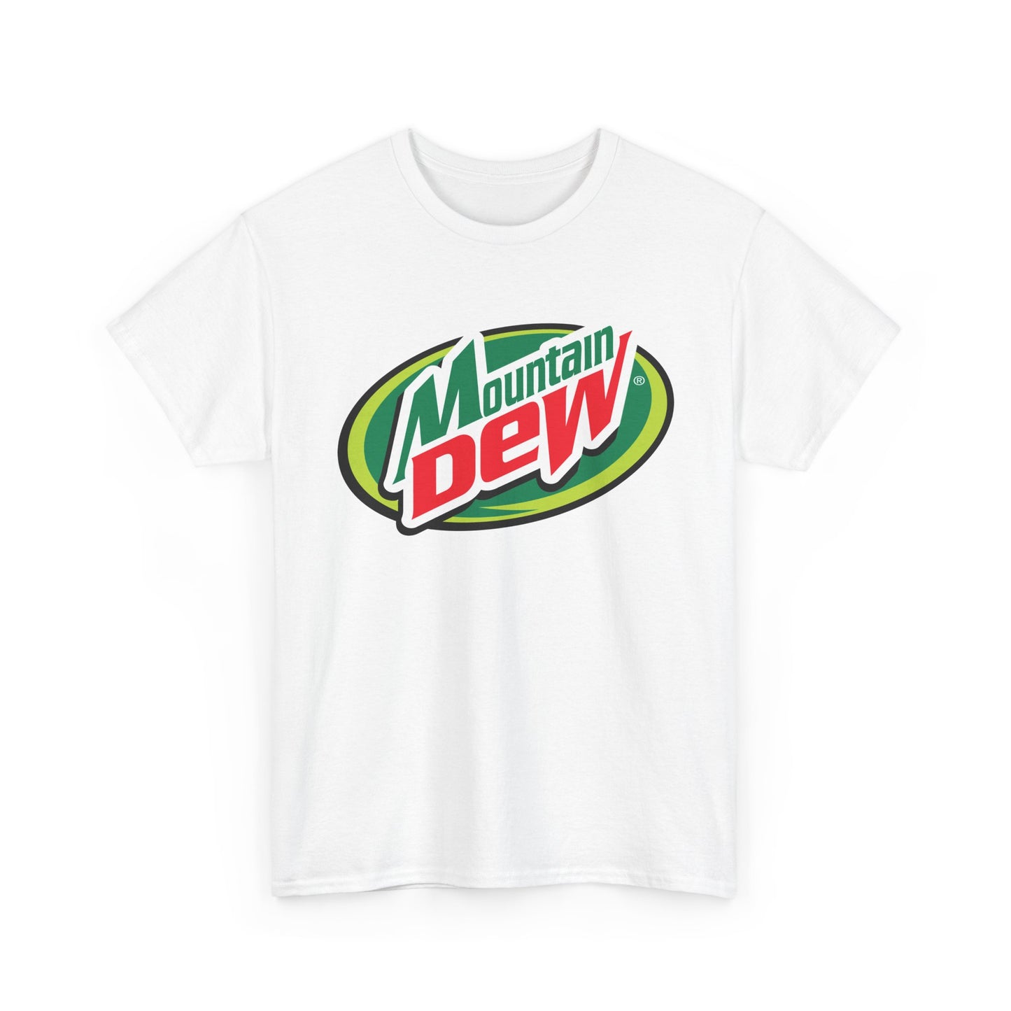 Mountain Dew T shirt Retro Logo 90's Video Games Blockbuster Unisex Heavy Cotton