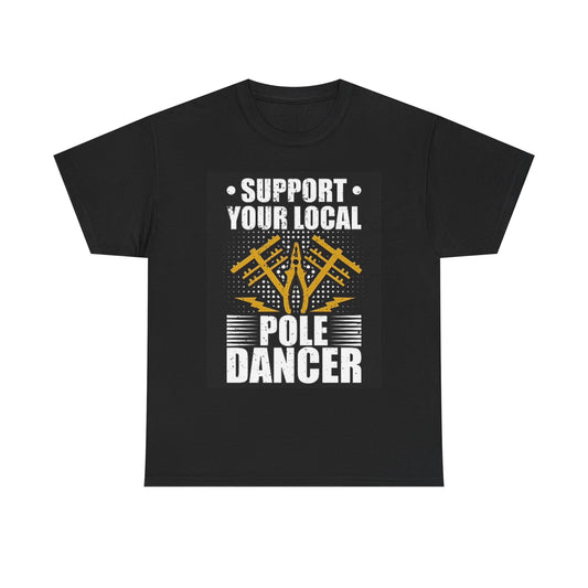 Support Your Lineman T Shirt BRAND NEW Apparel Unisex Heavy Cotton Tee