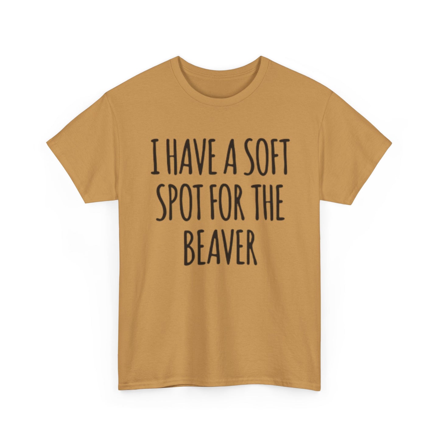 Soft Spot For The Beaver T Shirt Funny Sex Graphic Jokes Unisex Heavy Cotton Tee