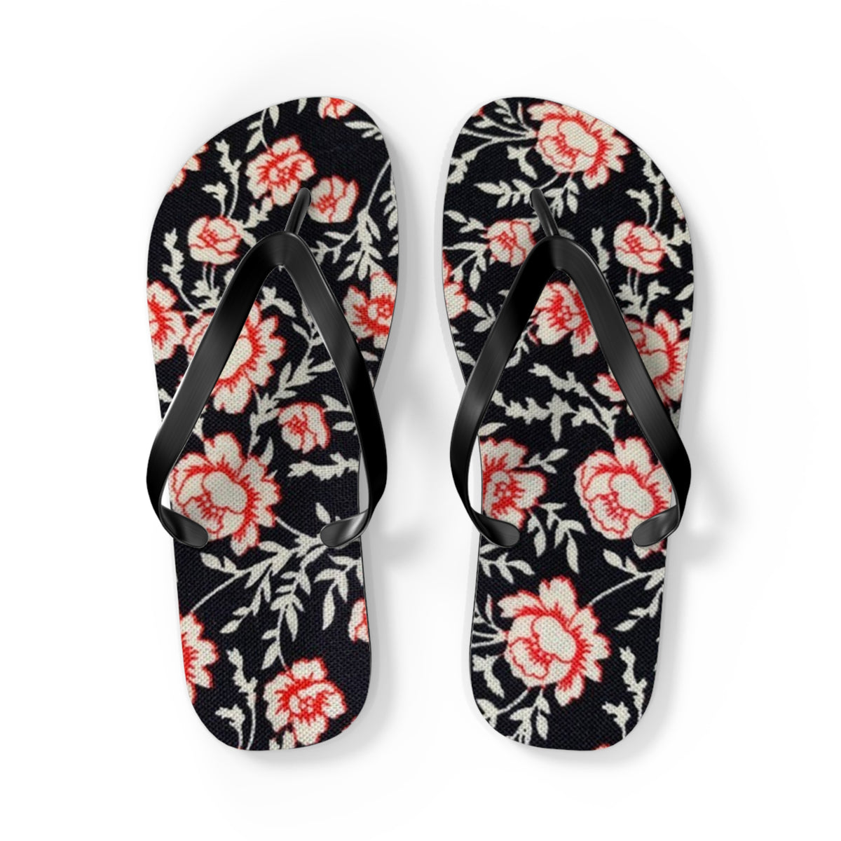 Pink Roses Sandals Summer Flip Flops Slides BRAND NEW