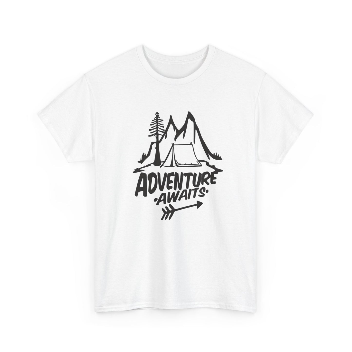 Adventure Awaits Outdoors Graphic T Shirt NEW ADULT