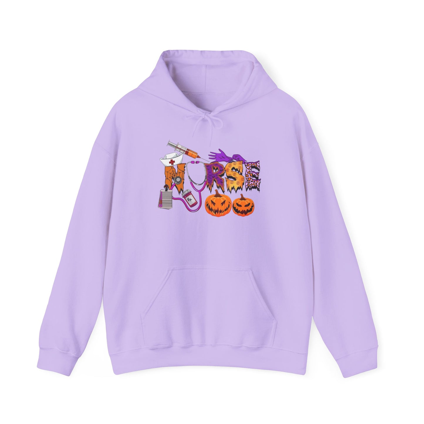 Nurse Halloween Graphic Hoodie Unisex Heavy Blend™ Hooded Sweatshirt