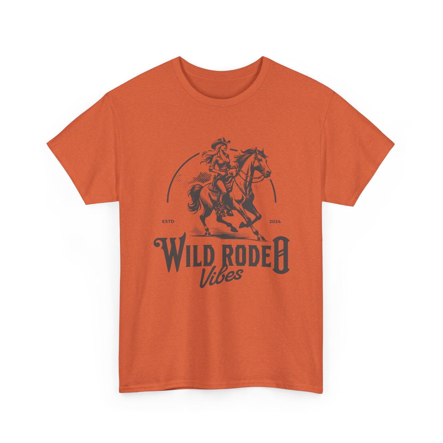 Wild Rodeo Cowgirls Graphic T Shirt Women's Vintage Retro Cotton Tee