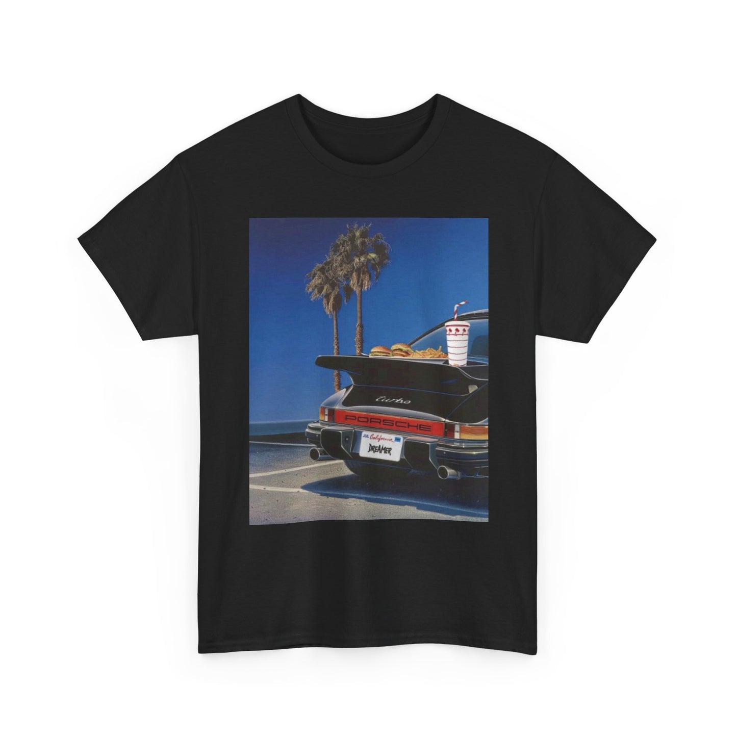 Porsche 911 Dreamer Graphic T Shirt Men's Heavy Cotton Tee - Quality - Modern True to Size
