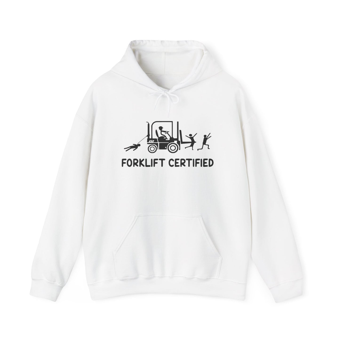 Forklift Certified Funny Graphic Hoodie Heavy Blend™ NEW Sweatshirt