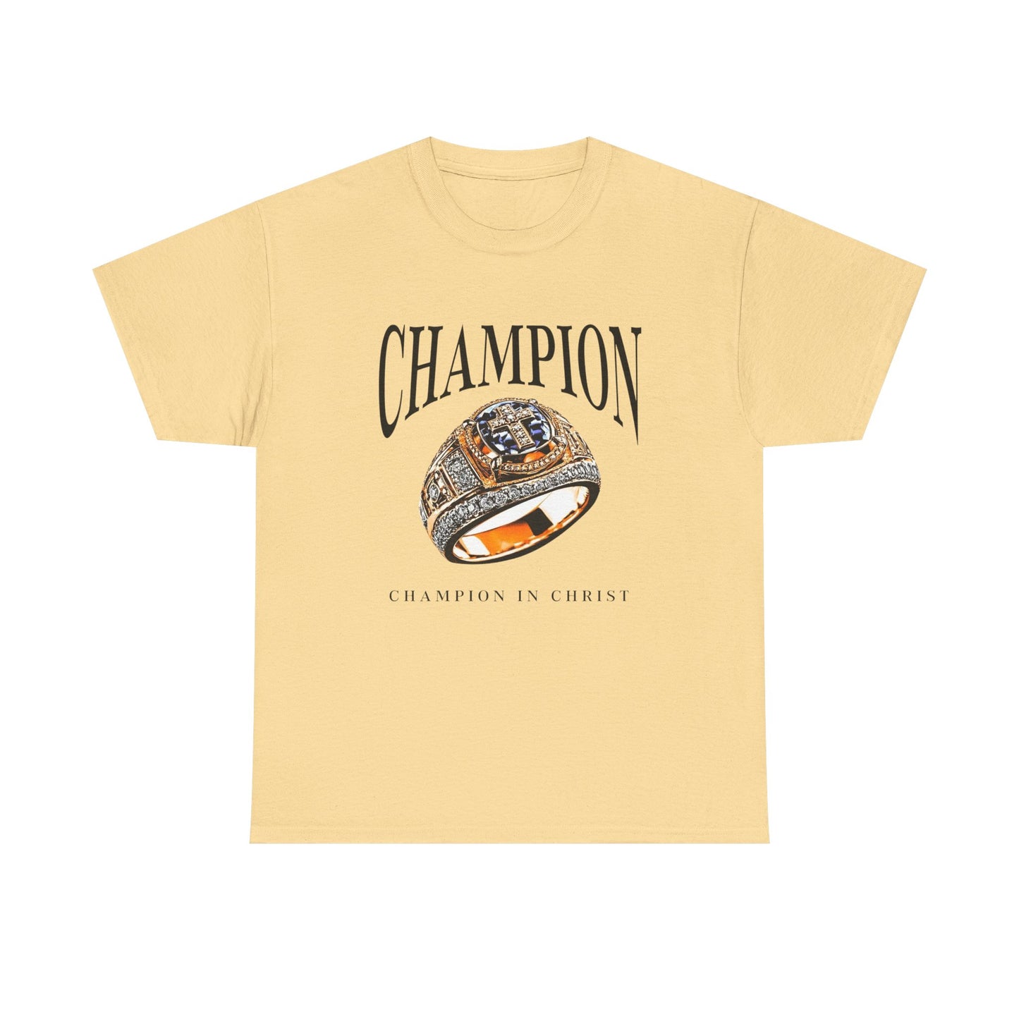 Champion In Christ Graphic T Shirt ADULT NEW