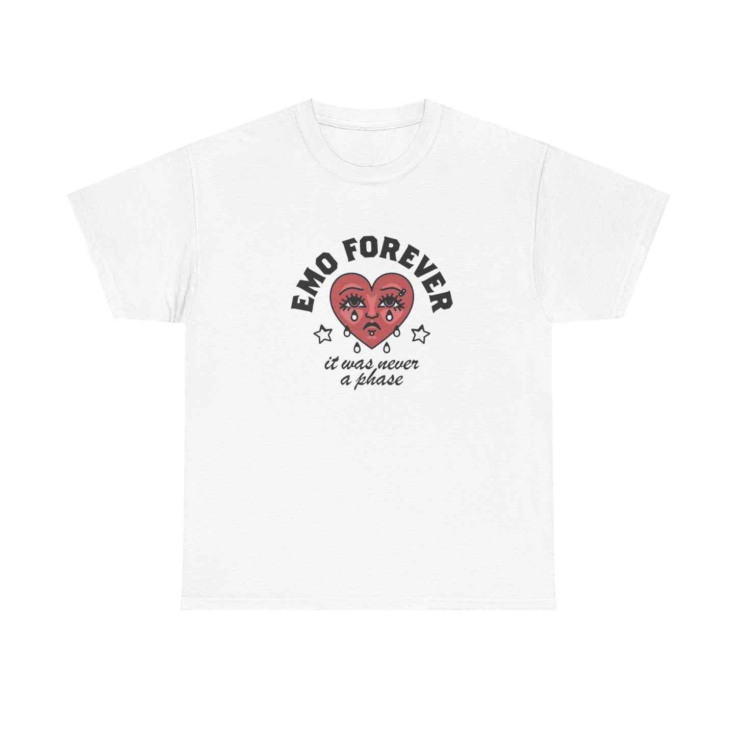 Emo Forever Graphic T Shirt Unisex Heavy Cotton Tee Gift