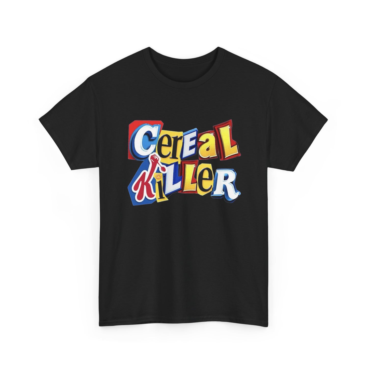 Cereal Killer Funny Graphic T Shirt NEW Adult Regular Sizing Tee