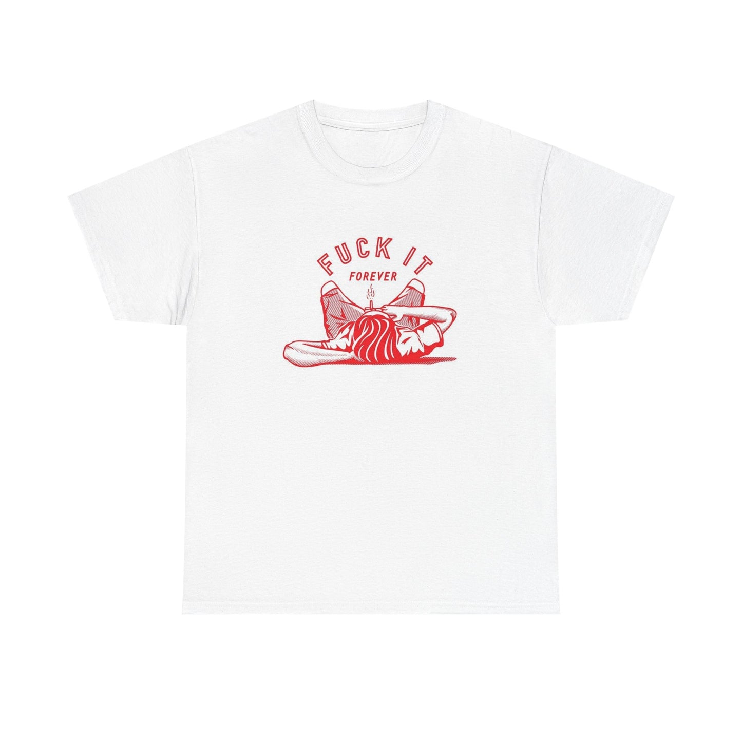 Forget It Smoking Graphic T Shirt Women's BRAND NEW  Cotton Tee