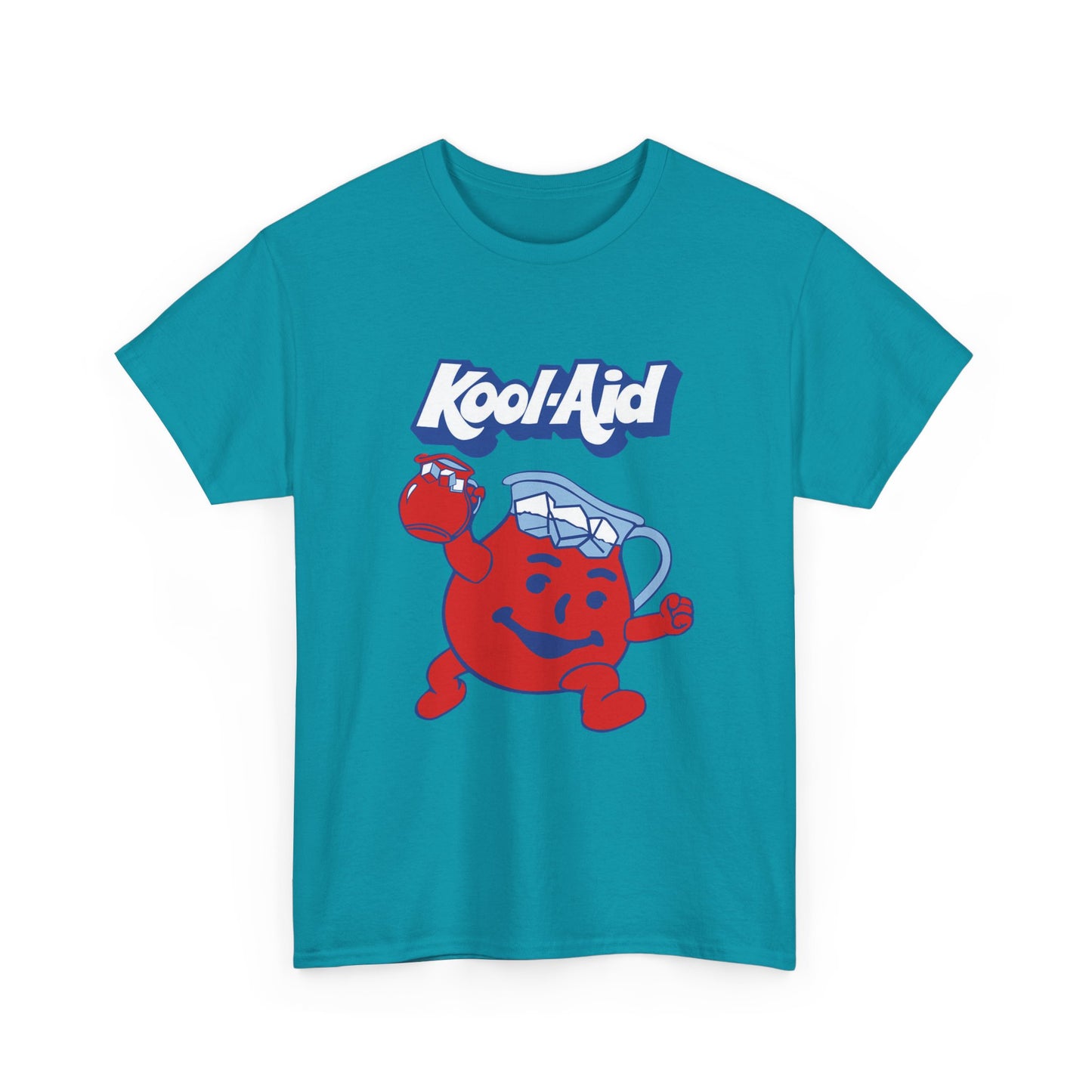 Kool Aid Shirt Funny Poster Retro 90s Nostalgic Logo Vintage Unisex Heavy Cotton