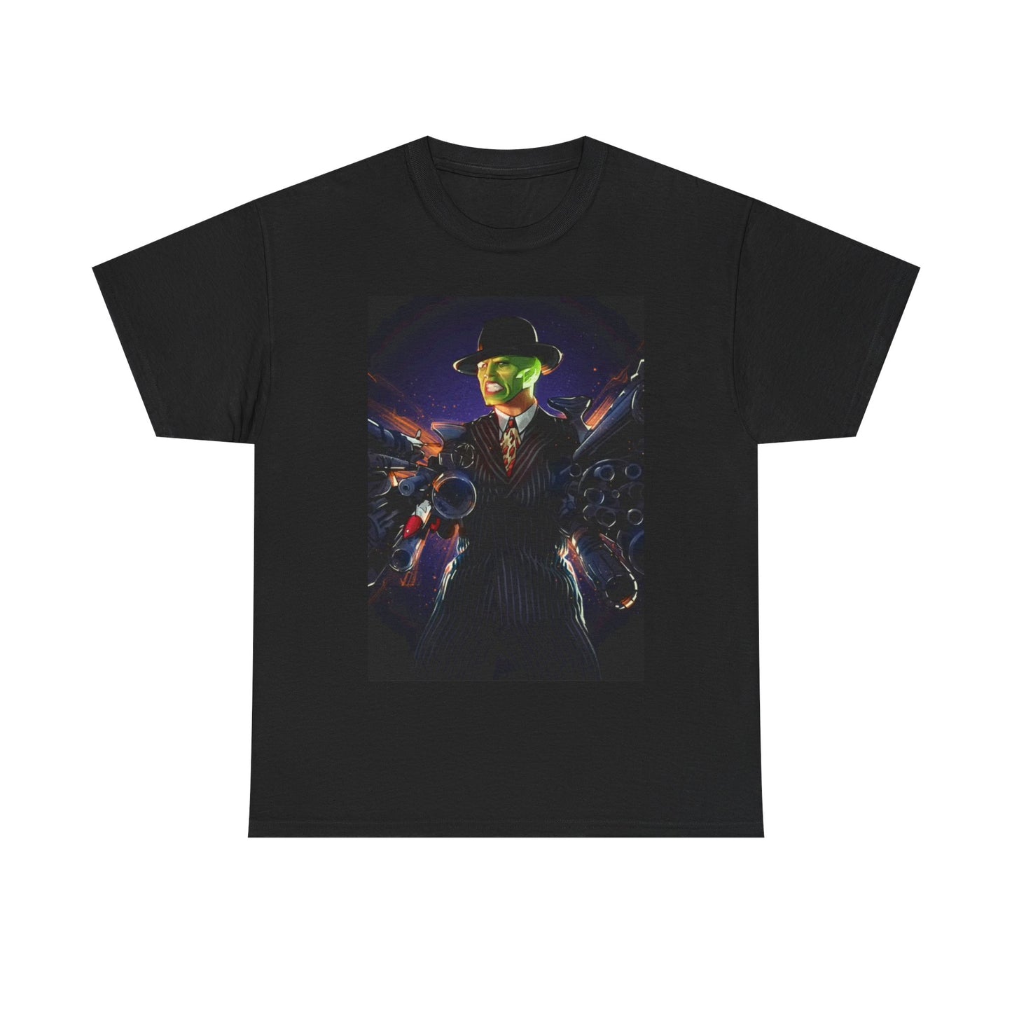 The Mask Tshirt Vintage 90s Movie Retro Jim carrey Unisex Heavy Cotton Tee