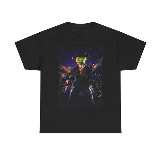 The Mask Tshirt Vintage 90s Movie Retro Jim carrey Unisex Heavy Cotton Tee