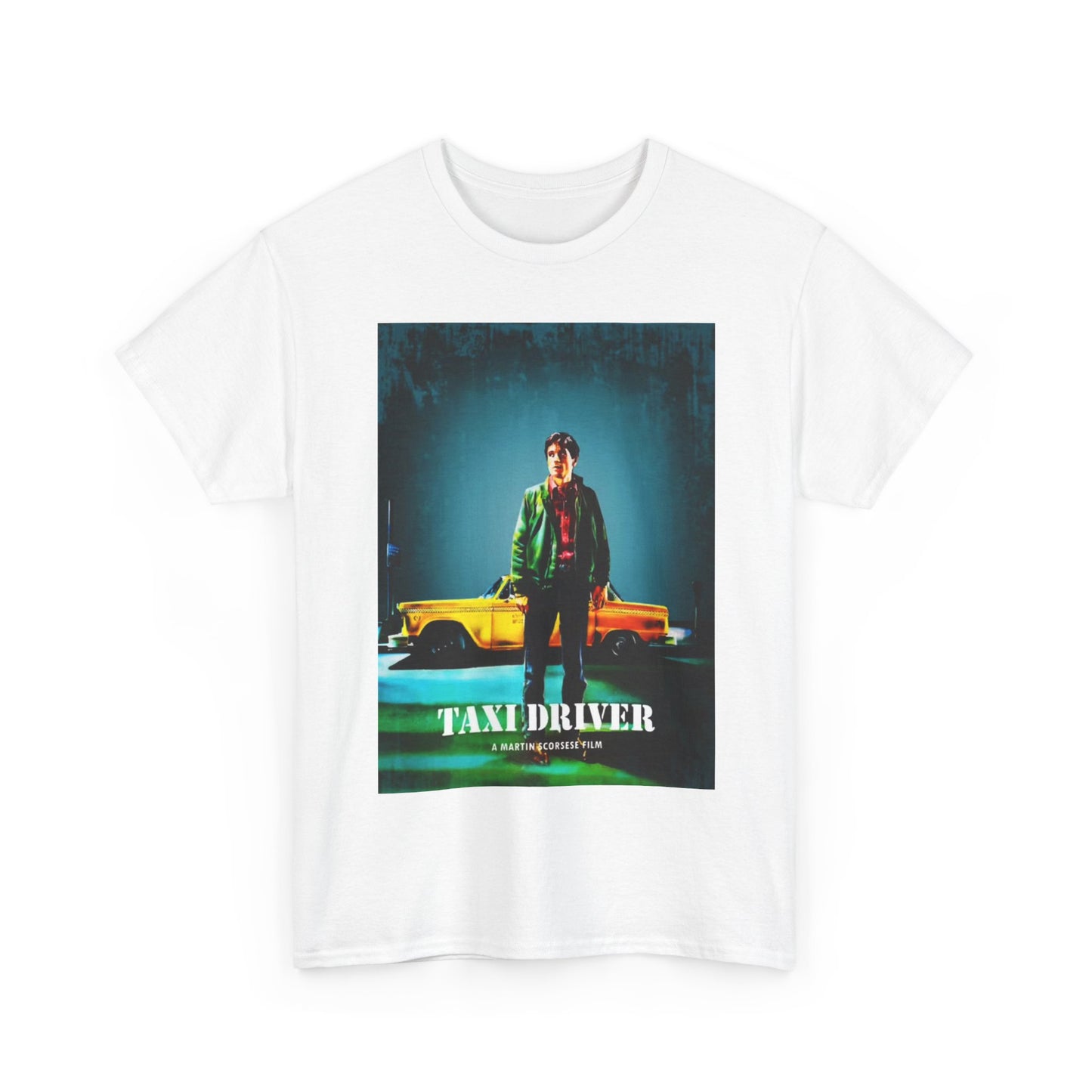 Taxi Driver Tshirt Vintage Movie Robert Deniro Graphic Unisex Heavy Cotton Tee