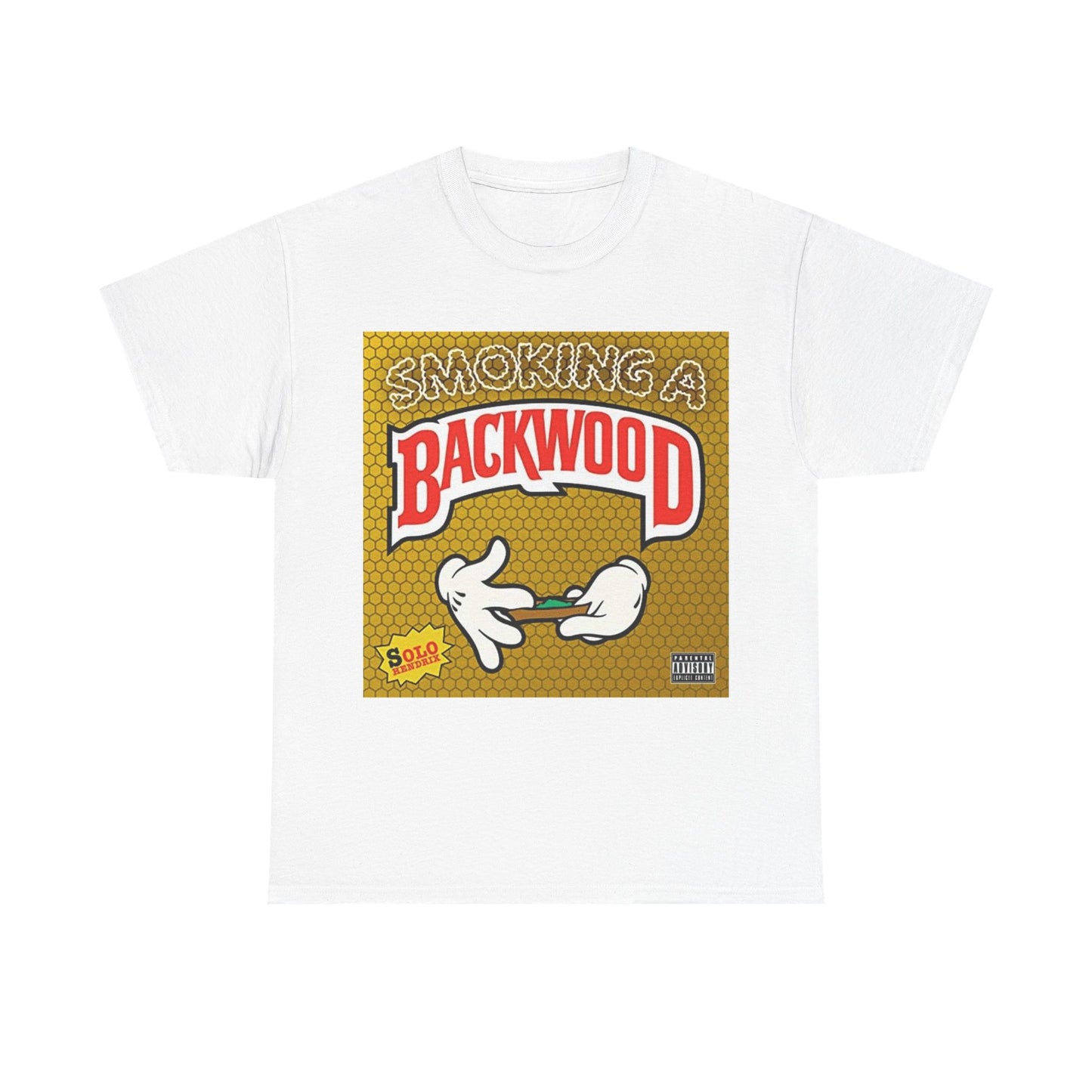 Backwoods Blunt Tshirt Rolling Up 420 Funny Graphic Unisex Heavy Cotton Tee