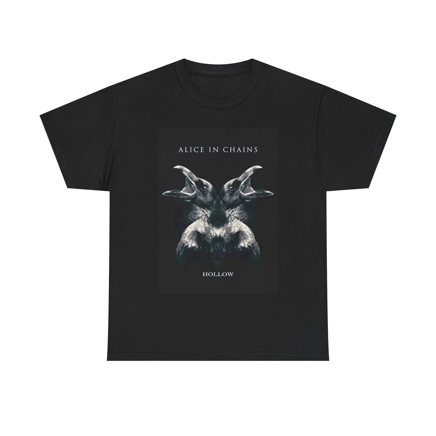 Alice in Chains Shirt Vintage crow graphic retro metal Unisex Heavy Cotton Tee