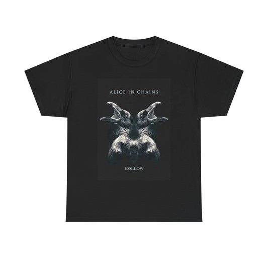 Alice in Chains Shirt Vintage crow graphic retro metal Unisex Heavy Cotton Tee